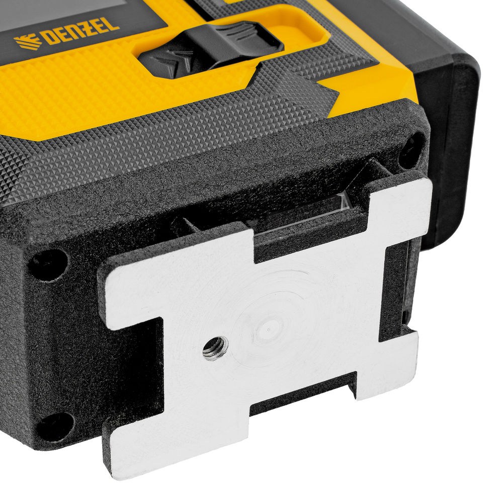 Лазерный уровень мультипризменный DLV-360-3T, 30 м, зеленый луч, Li-Ion 2,4 Aч, штатив // Denzel (350805)