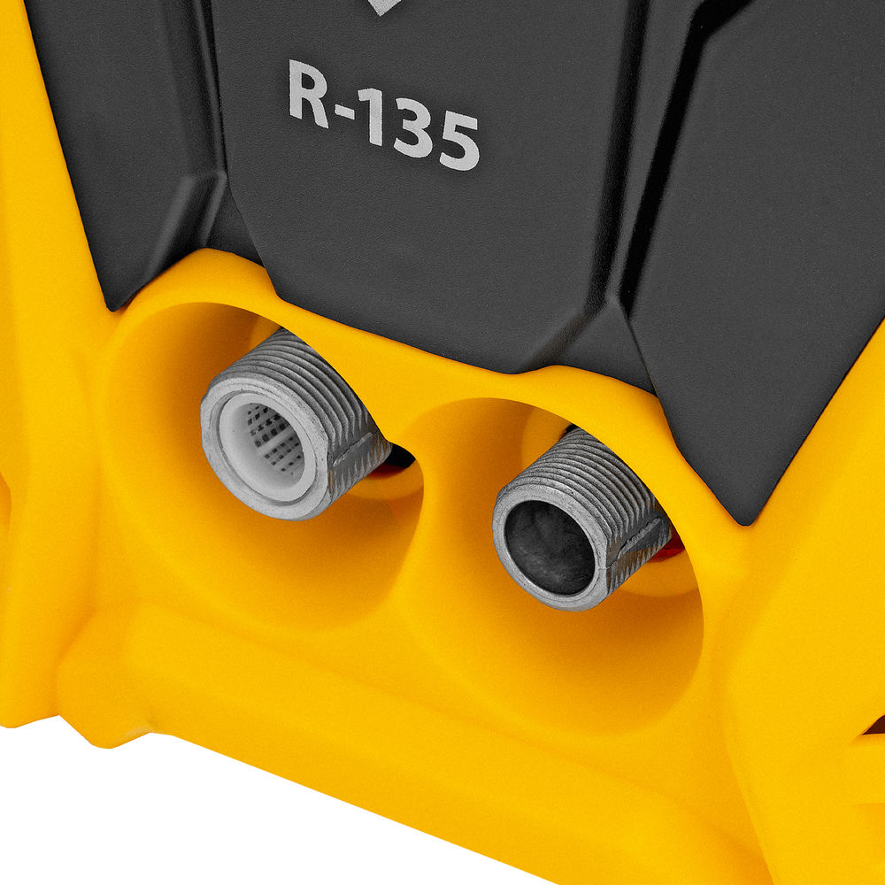 Моечная машина высокого давления R-135, 1800 Вт, 135 бар, 6 л/мин, колесная Denzel (58233)