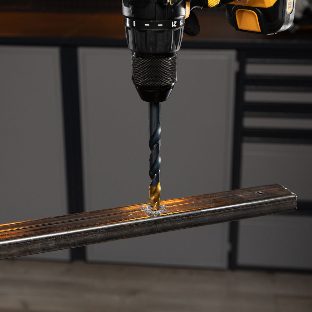 Набор сверл по металлу, 1-13 мм, HSS-Tin, Golden Tip, 25 шт Denzel (72323)