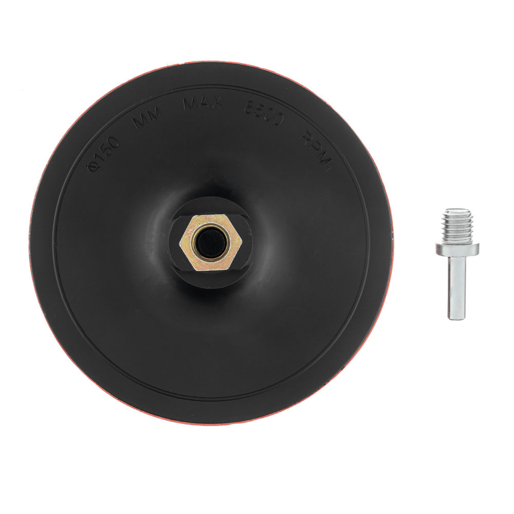 Насадка для дрели и УШМ с липучкой, 150 мм, твердая Matrix (76231)