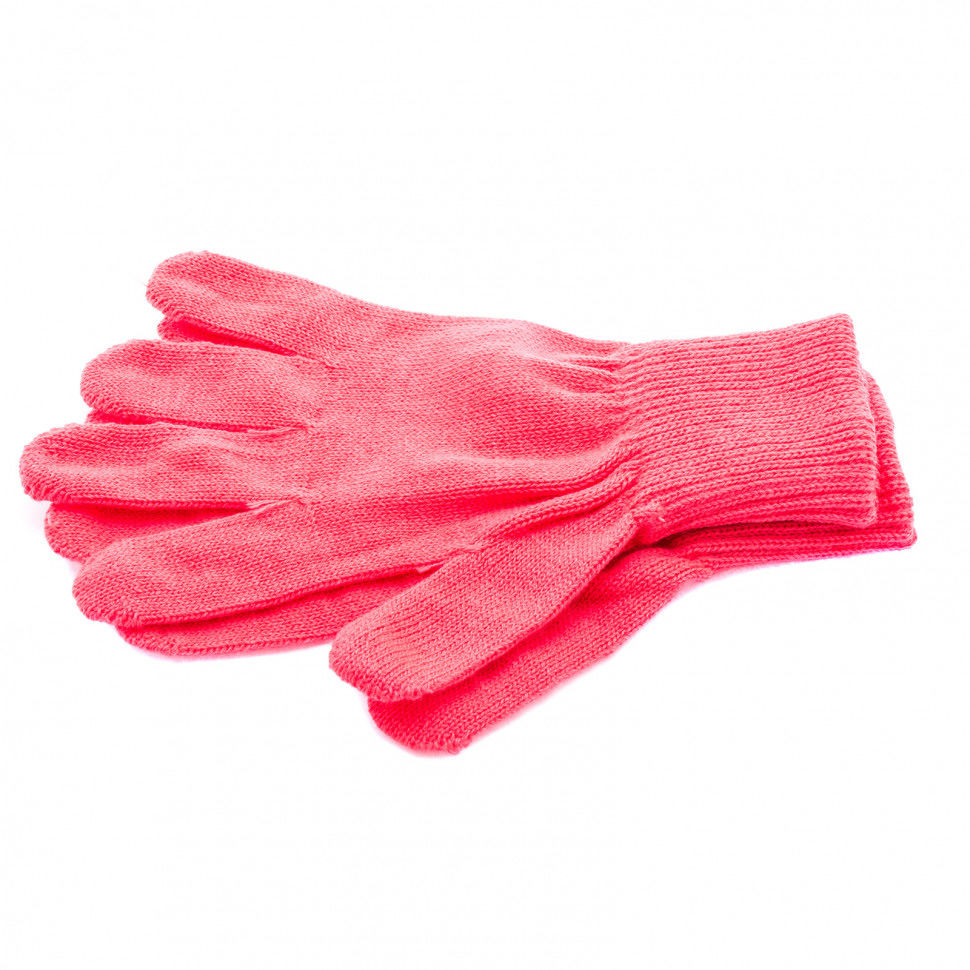 Перчатки трикотажные, акрил, коралл, двойная манжета Сибртех (68678)