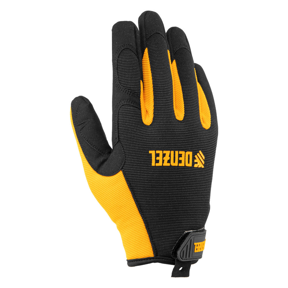 Перчатки универсальные на липучке, размер 10 Denzel (67994)