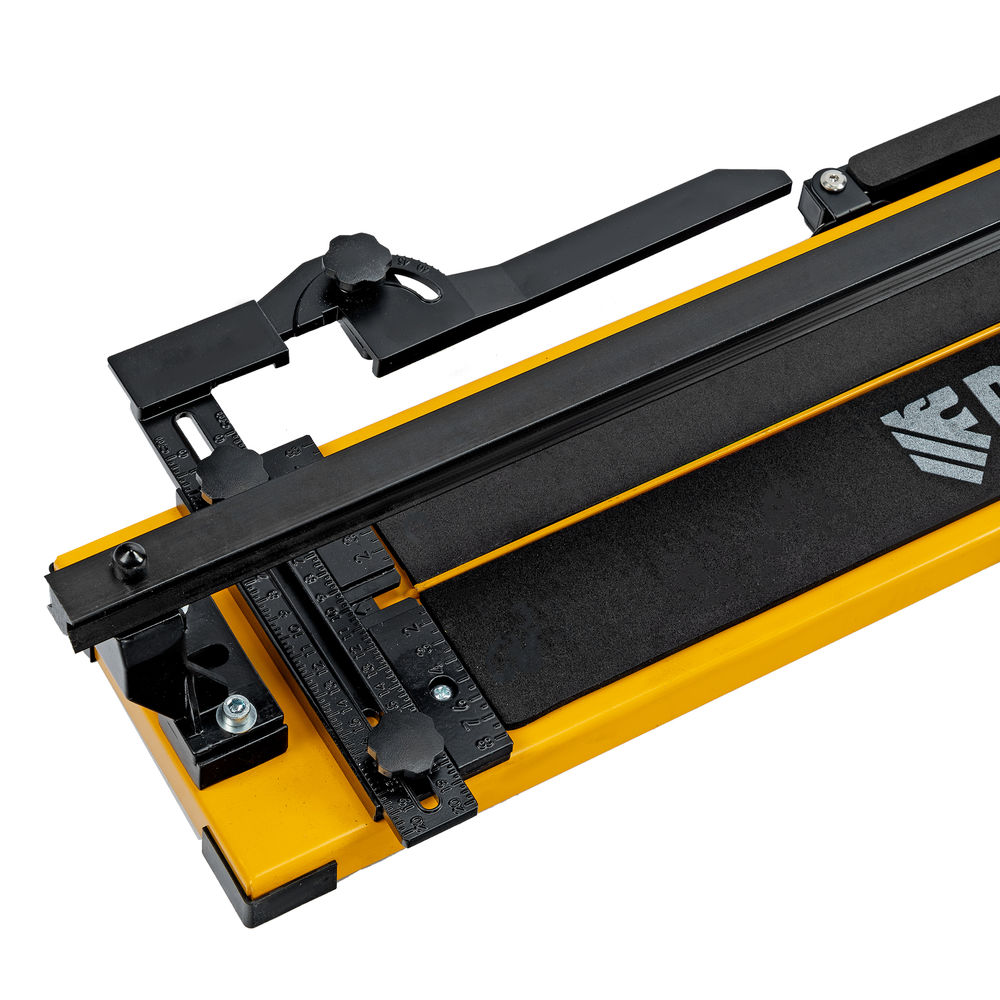 Плиткорез рельсовый 1200х16мм, каретка на подш., стальная станина, усил. рукоятка-пенал Denzel (877020)