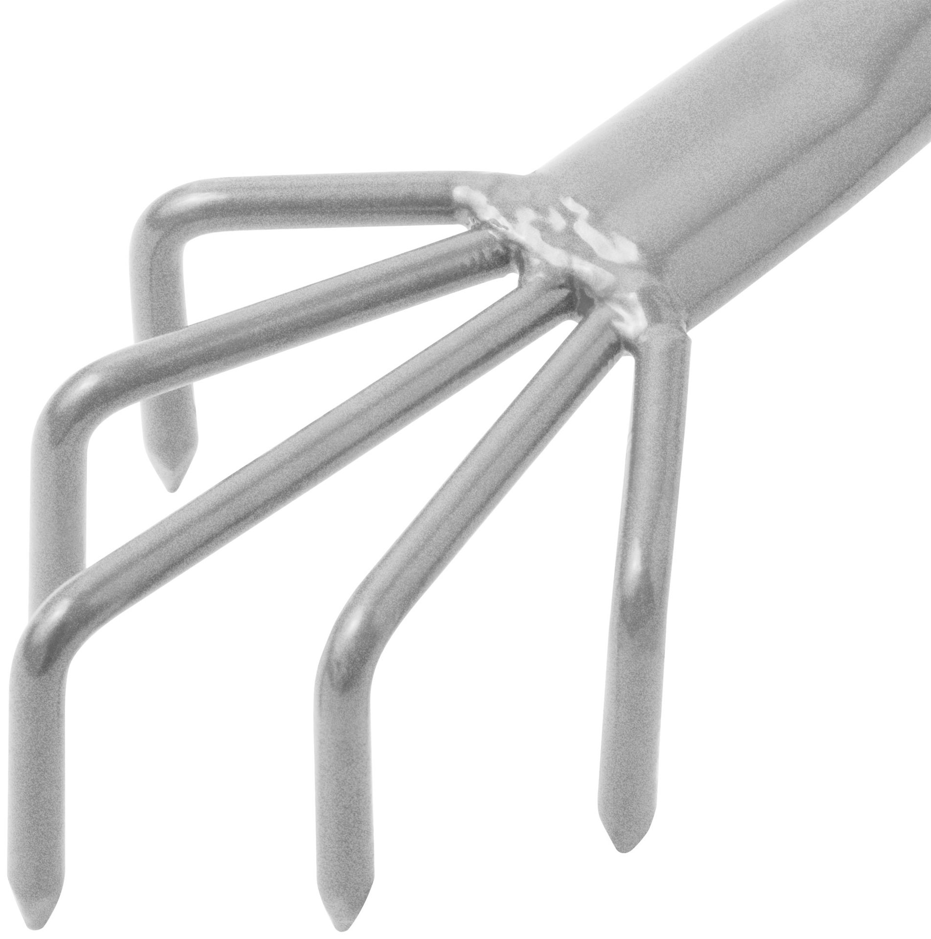 Рыхлитель с ручкой цельнометаллический, 5 зубьев (76846)