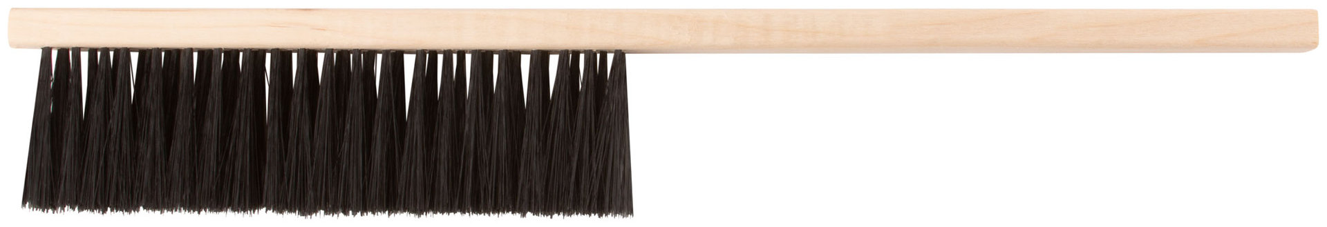 Щетка-сметка, искусств. щетина, деревянная ручка, 3-х рядная, 450 мм (68033)