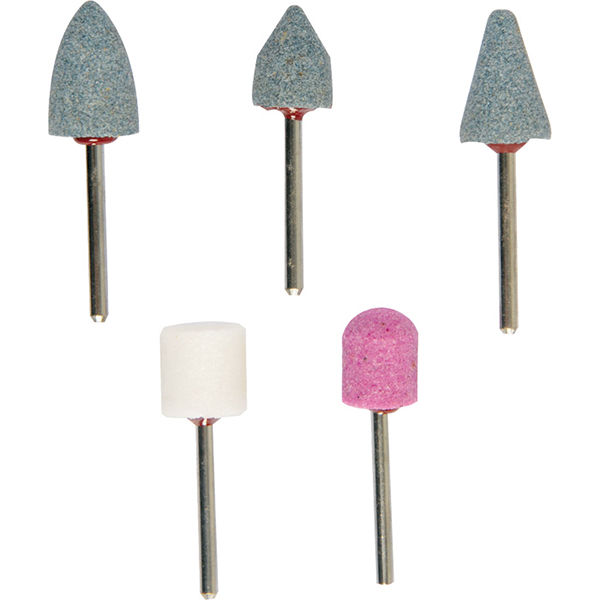 Шарошка абразивная kwb набор из 5шт хвостовик 3мм (5101-00)