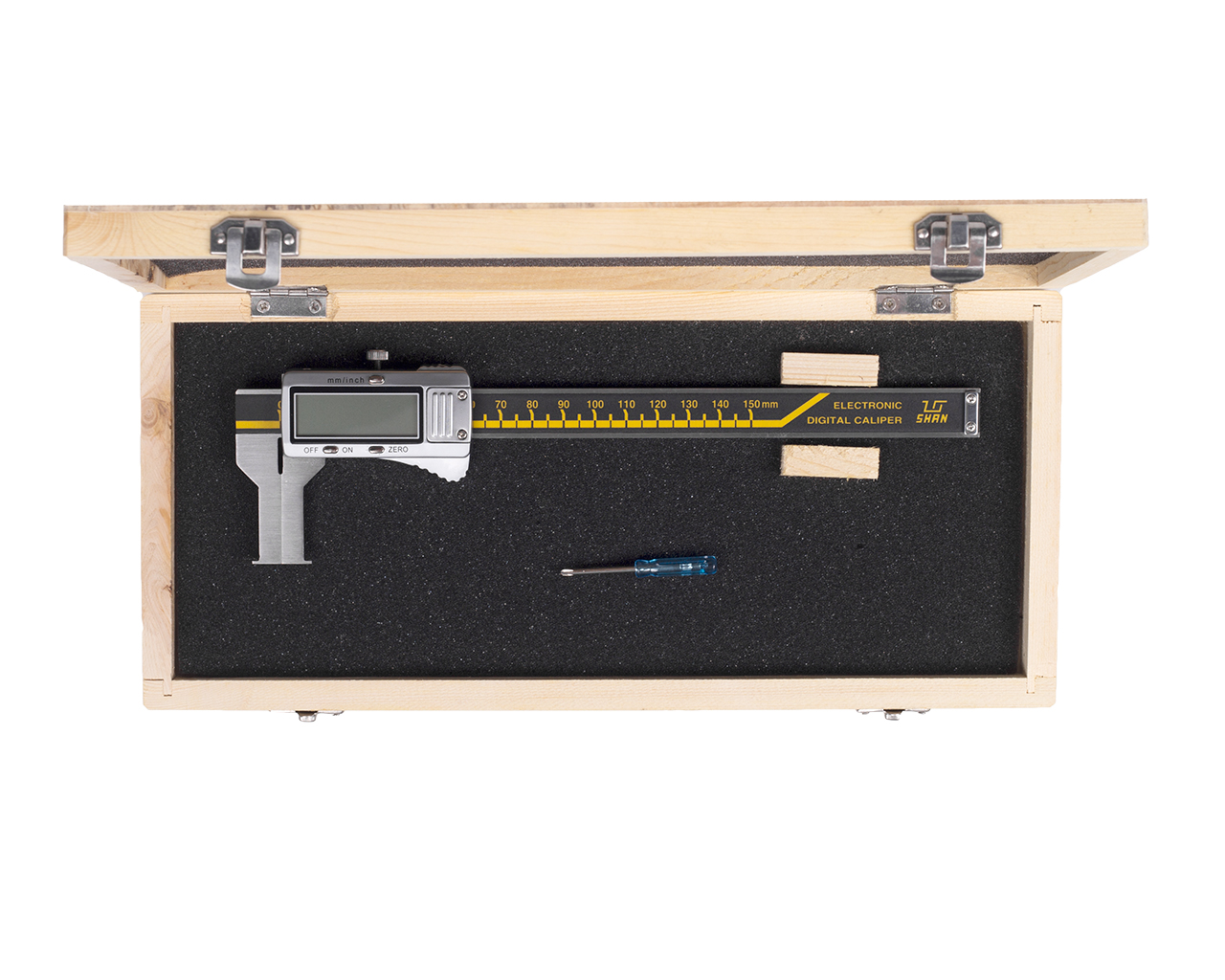 Штангенциркуль для внутренних канавок ШЦЦСК-1-170 0,01 (20-170) электронный SHAN