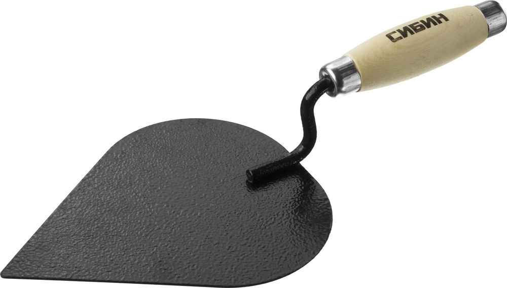 Кельма штукатура 190 х 135 мм, деревянная ручка СИБИН 0820-3_z01