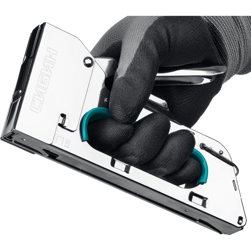 Стальной компактный степлер тип 53 A/10/JT21 23GA 4 - 8 мм СИБИН КРМ-53 31533