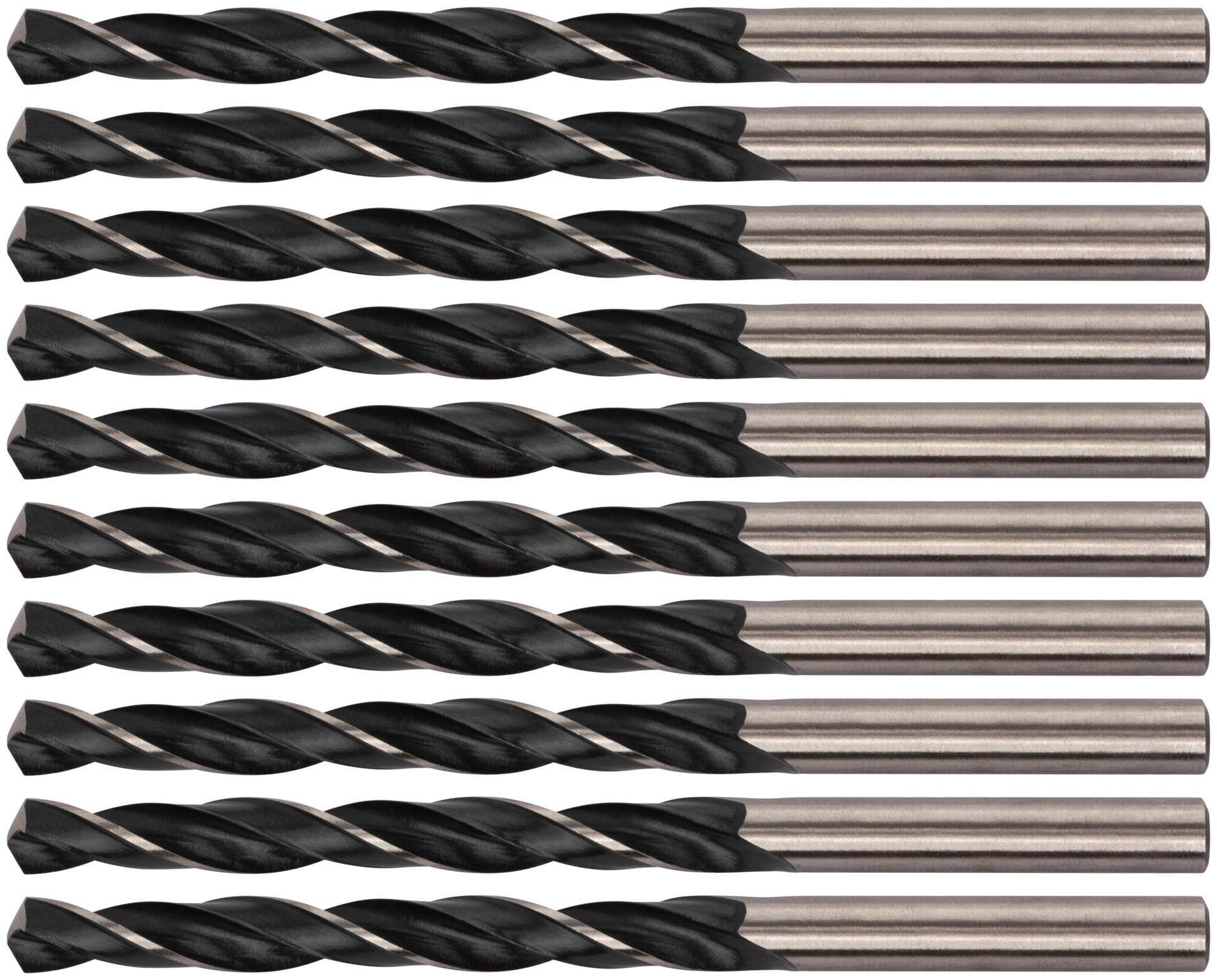 Сверла по металлу HSS черненые 7,0x109 мм (10 шт.) (33570)