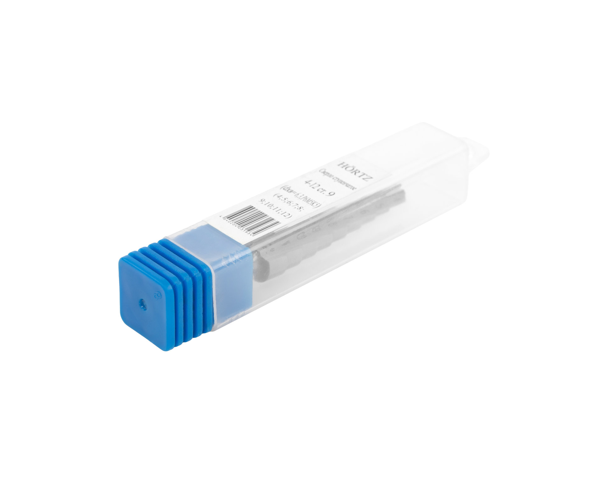 Сверло ступенчатое 4-12 ст.9 (dхв=6,3, Р6М5К5) (4;5;6;7;8;9;10;11;12) HORTZ