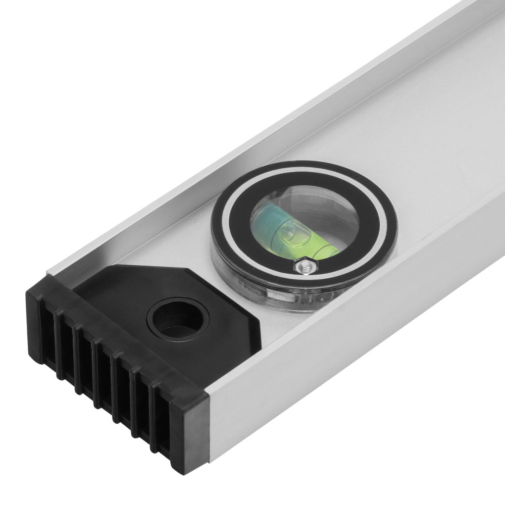 Уровень алюминиевый Рельс, 1800 мм, 3 глазка (1 поворотный) Matrix (34038)