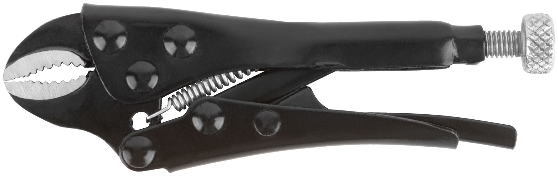 Зажим ручной с фиксатором тип WR черненый 100 мм (52710)