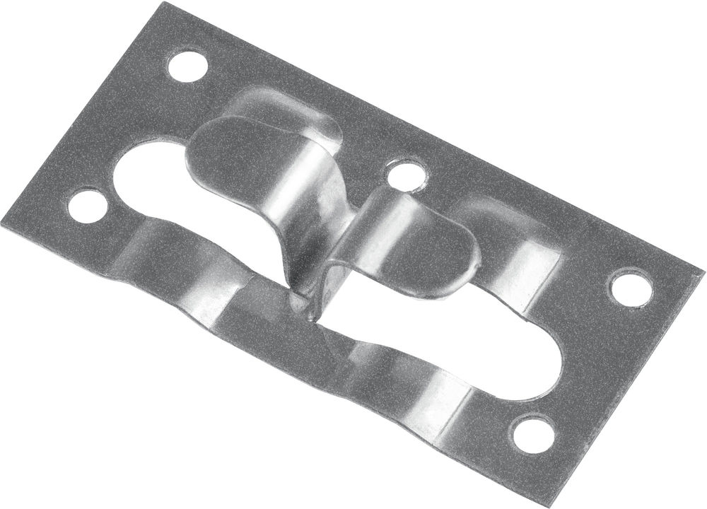 Угловой крепеж для керамогранита 10 x 34 x 70 мм, цинк, 50 шт ЗУБР Кляймер-КГ 30857