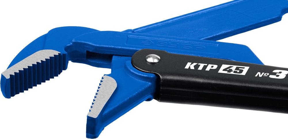 Трубный ключ с изогнутыми губками КТР-45, №3, 2, 560 мм, тип Т ЗУБР Профессионал 27337-3_z02