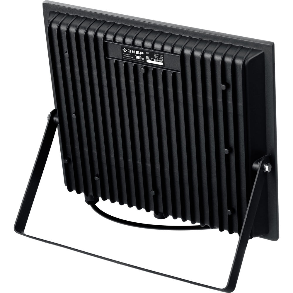 Прожектор светодиодный 100 Вт, 6500 К, IP65 ЗУБР ПСК-100 Профессионал 57141-100