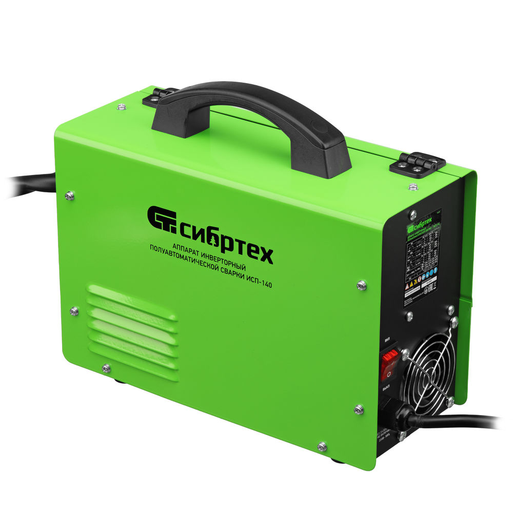 Аппарат инвертор. полуавтомат. сварки ИСП-140, 140 А, ПВ 60% Сибртех (94321)