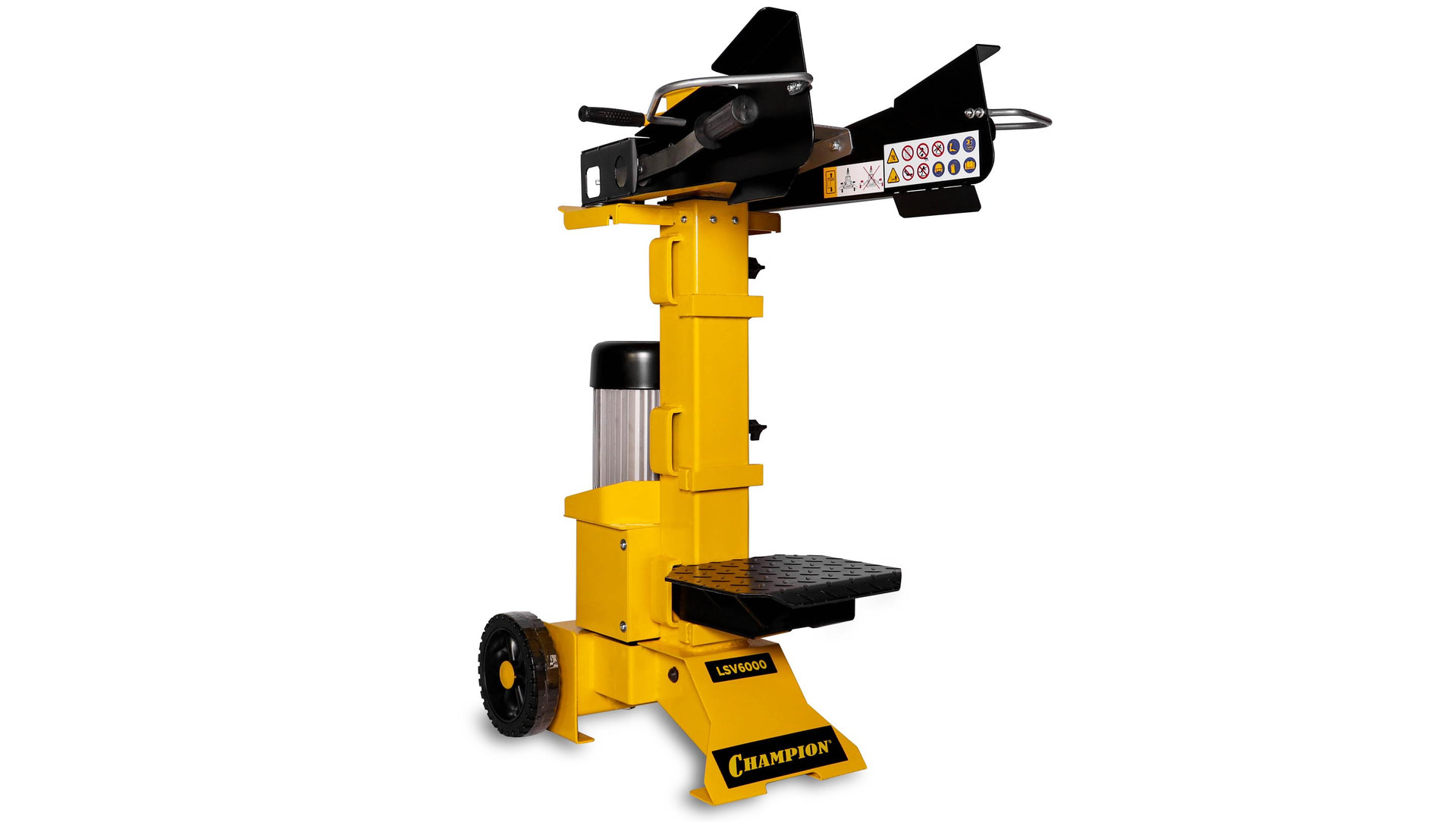 Дровокол CHAMPION LSV6000 (2,7кВт 6тонн 97кг,+насадка для колки дров на 4 части) (LSV6000)