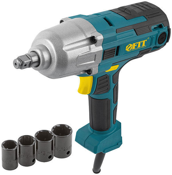 Гайковерт электрический 450 Вт; 2800 об/мин; 4200 уд/мин; 400 Нм; БС щеток; рез. накл.; 2,3 кг ; коробка (80127)