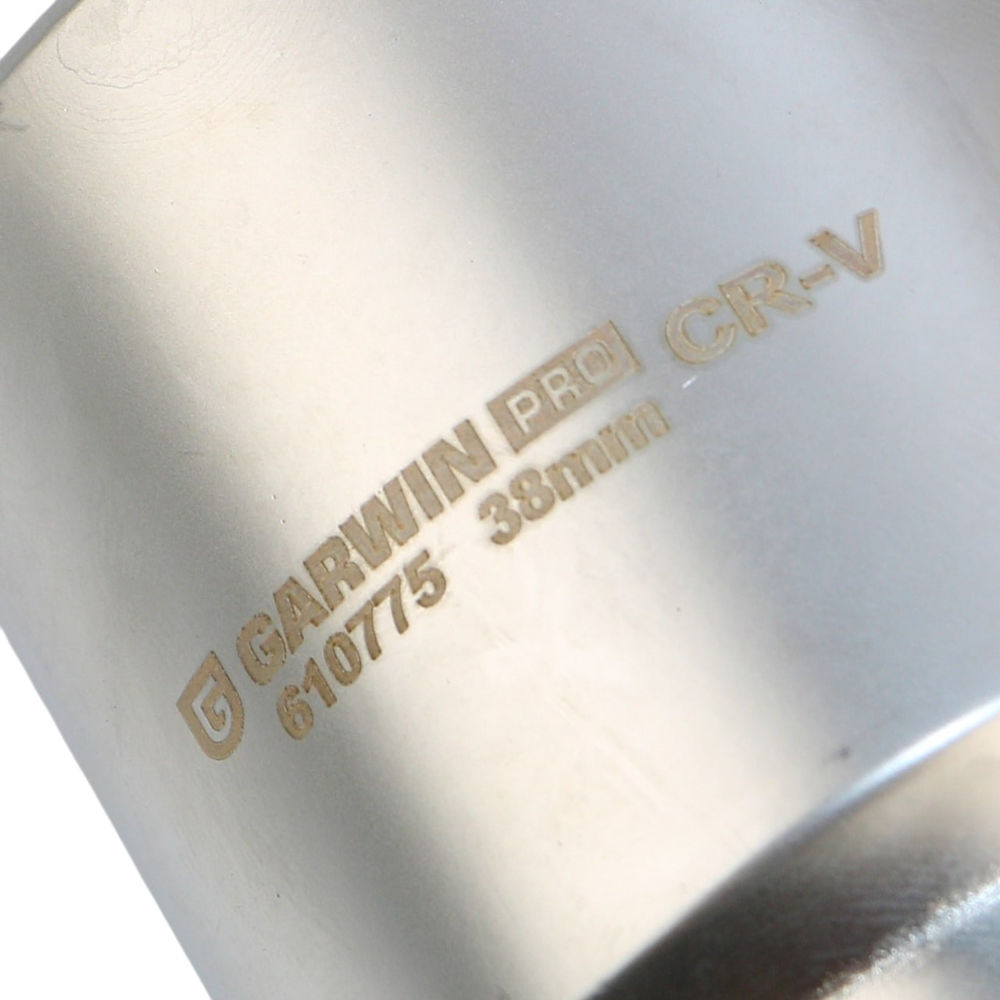 Головка, 1, 38 мм, торцевая, 12-гранная, GARWIN PRO, 610775-38