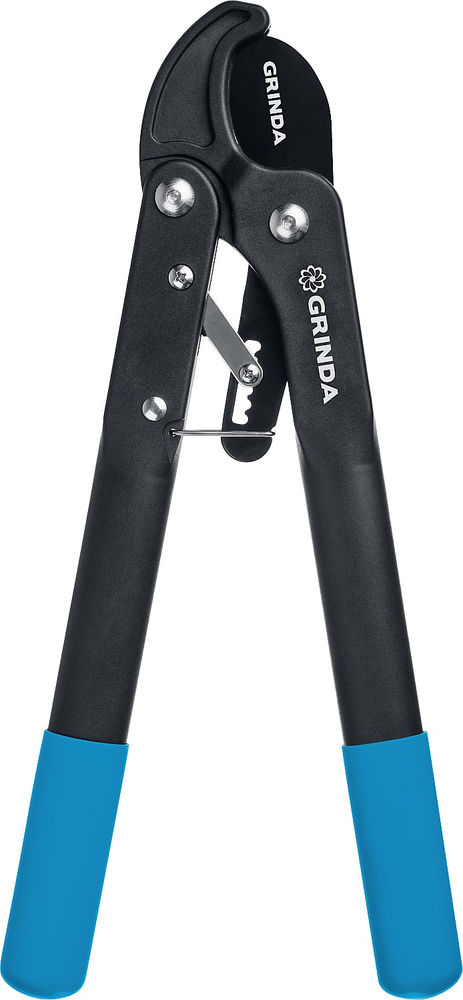 Контактный сучкорез C-410A, длина 410 мм, лезвия из высокоуглеродистой стали, композитные рукоятки, храповый механизм, PROLine GRINDA 424520