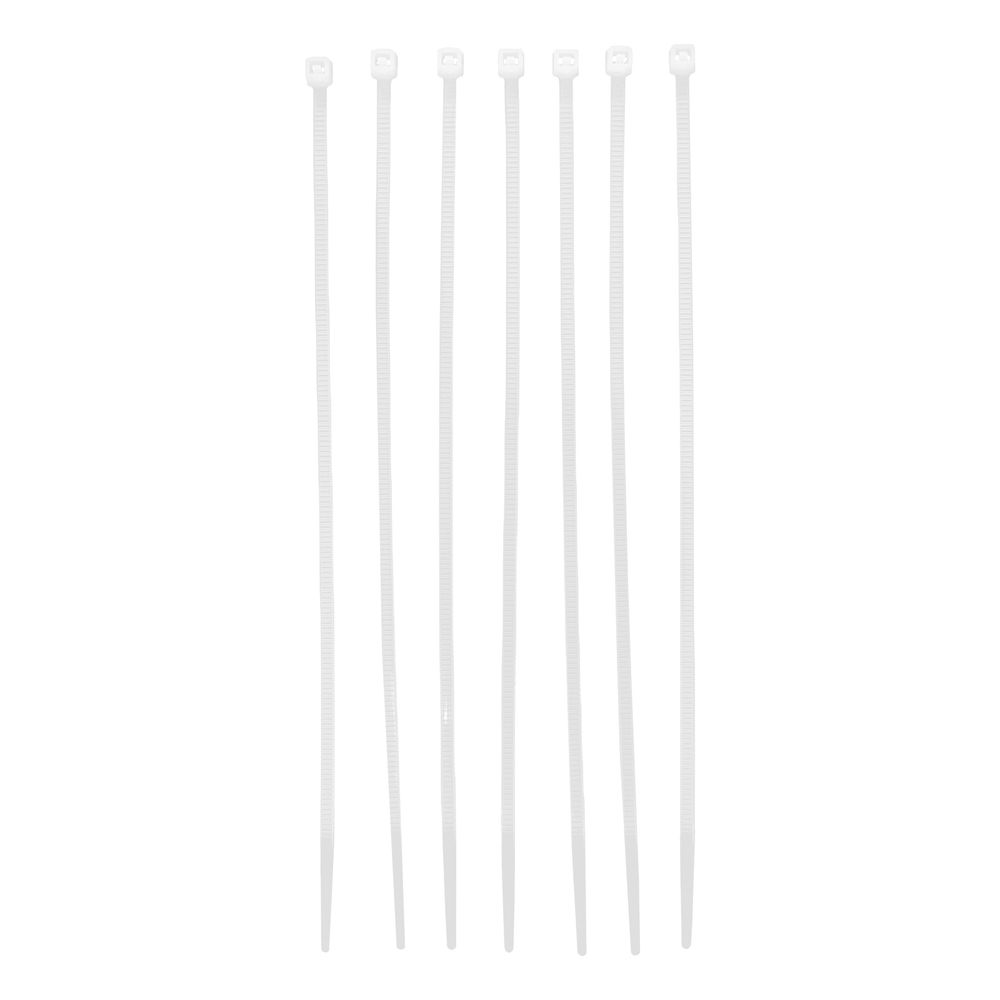 Хомуты, 160 x 2.5 мм, пластиковые, белые, 100 шт Сибртех (45523)