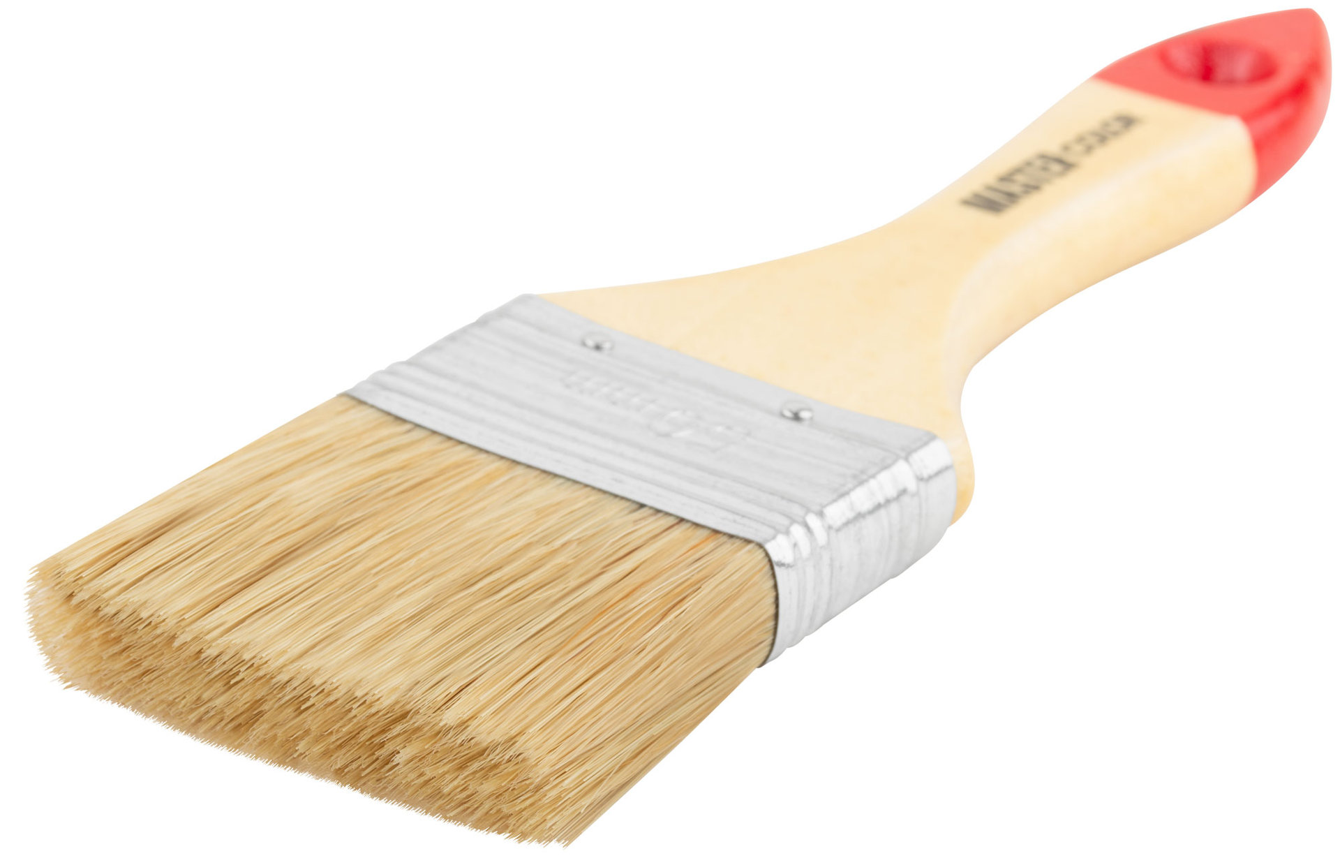 Кисть флейцевая, натур. щетина, 55% топс, лакиров.ручка, ширина 50 мм (30-0013)