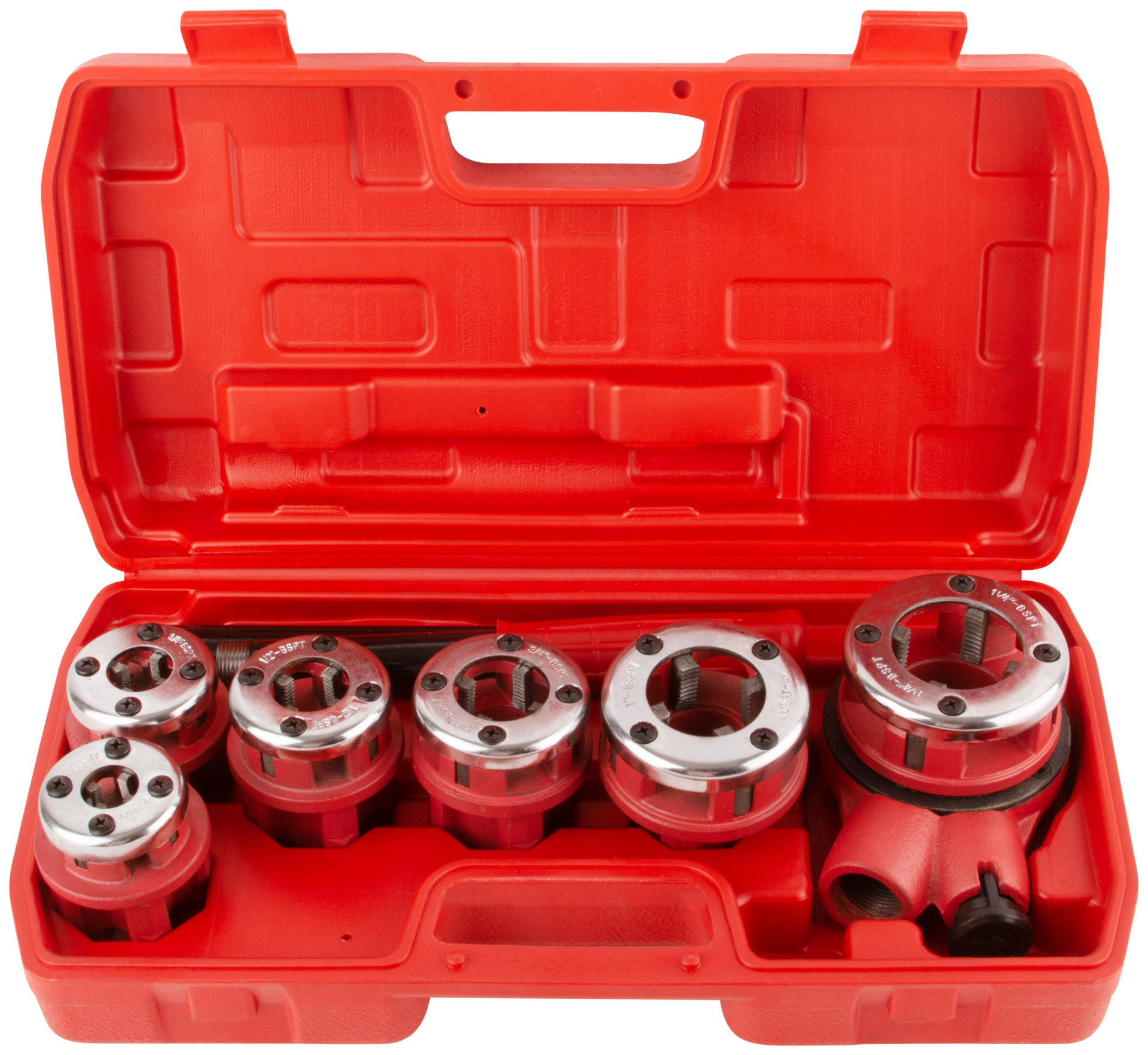 Клуппы трубные, набор 6 шт. (1/4-3/8-1/2-3/4-1-1 1/4) (70006)