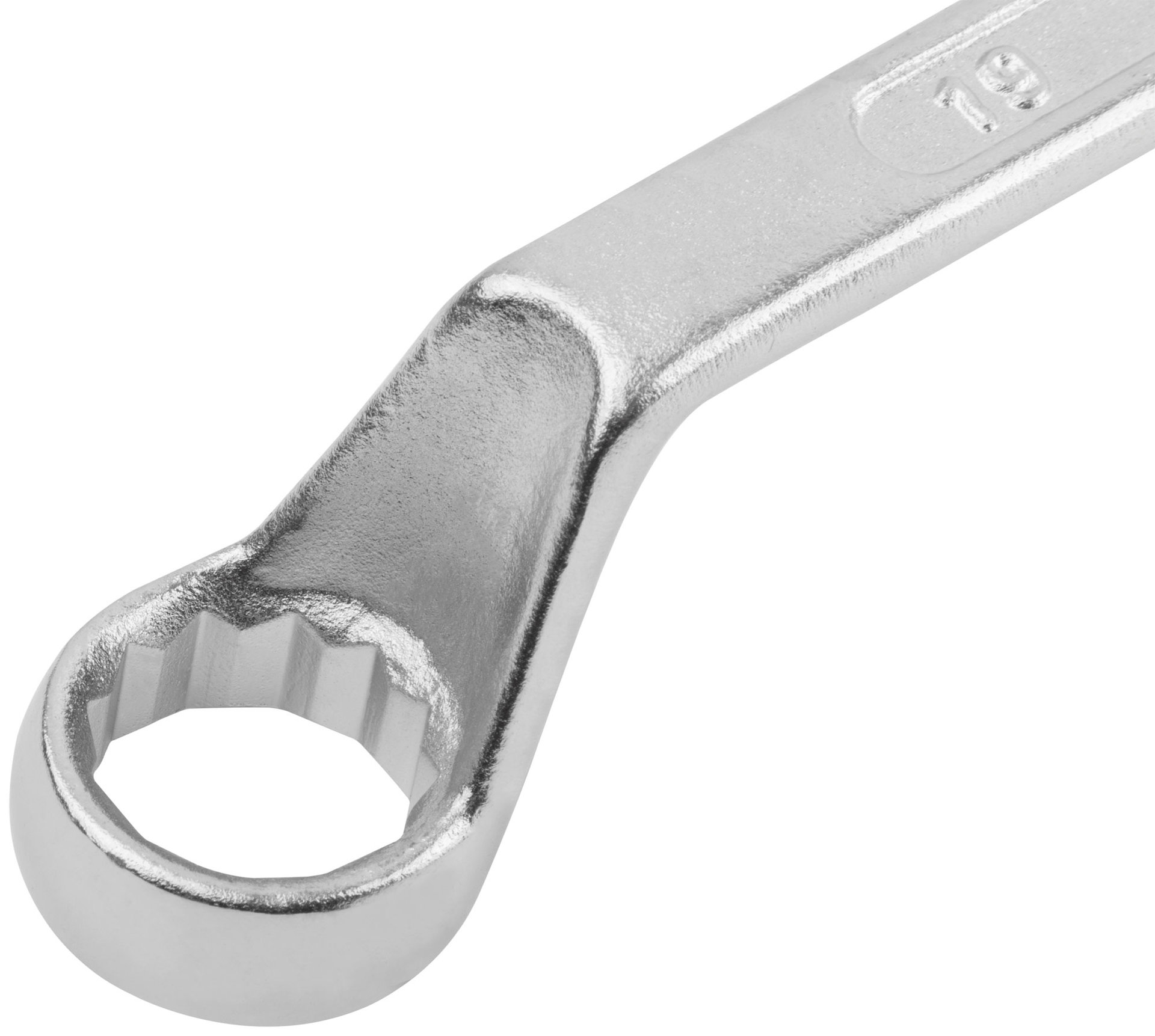 Ключ накидной Хард, хромированное покрытие 19х22 мм (63619)