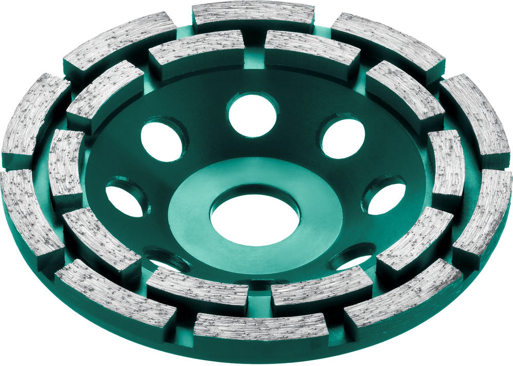 Двухрядная алмазная шлифовальная чашка Double, d 125 мм, INDUSTRIAL KRAFTOOL 33369-125