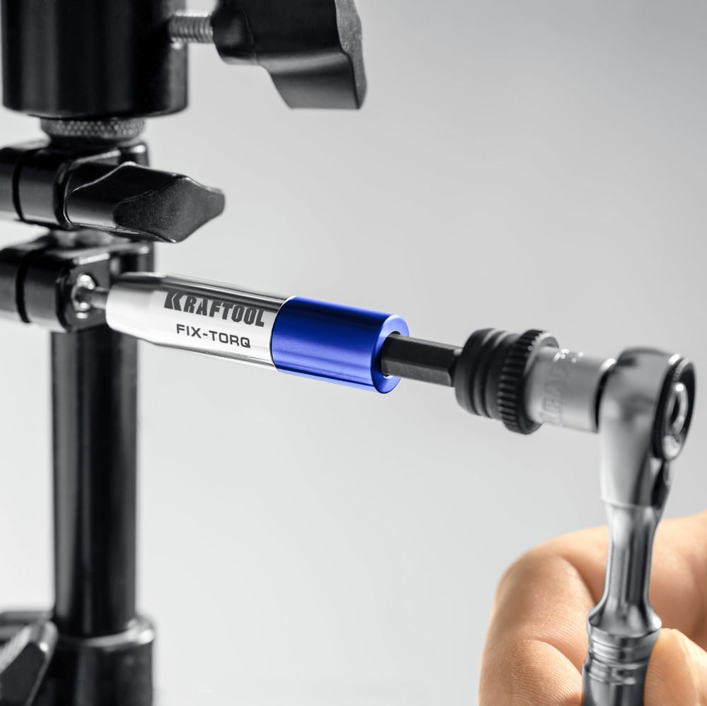 Динамометрический адаптер для бит FIX-TORQ, 0.9 Нм KRAFTOOL 64035-0.9
