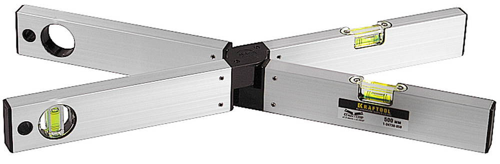 Поверхностный раскладной уровень MASS LEVEL, 500 мм, Pro KRAFTOOL 1-34730-050