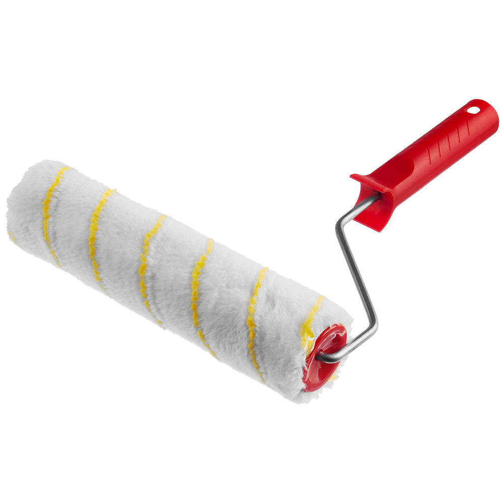 Малярный валик POLYTEX, 40 х 240 мм, бюгель 6 мм, ворс 12 мм, полиакрил/полиэстер, все виды ЛКМ MIRAX 03716-24