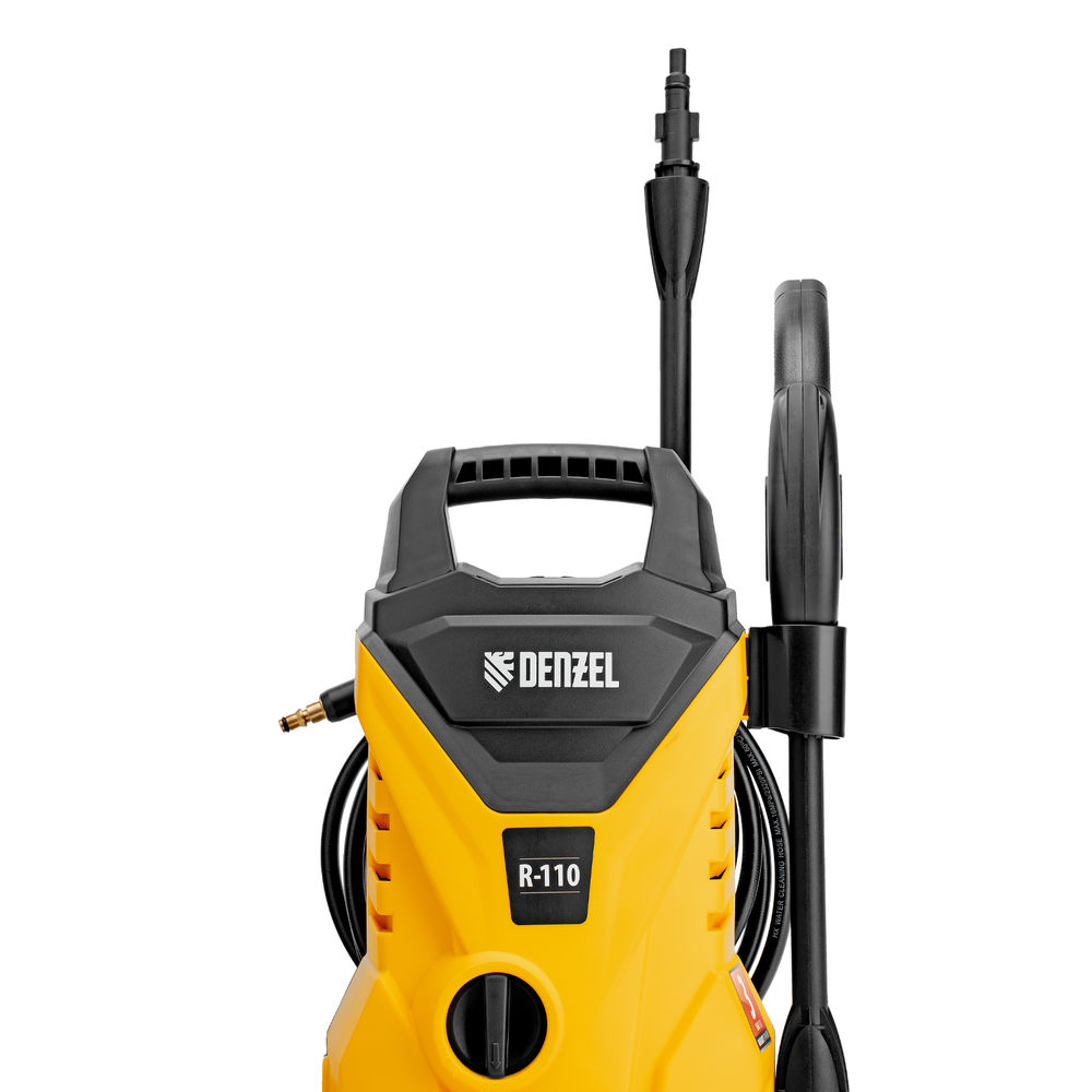 Моечная машина высокого давления R-110, 1500 Вт, 110 бар, 5,7 л/мин, переносная Denzel (58232)
