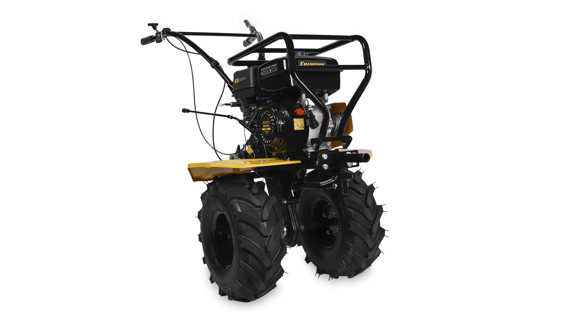 Мотоблок Champion BC8738 (7лс 3F/1R 81см 35см 6л 84кг, колеса 19х7.00-8 шкив) (BC8738)