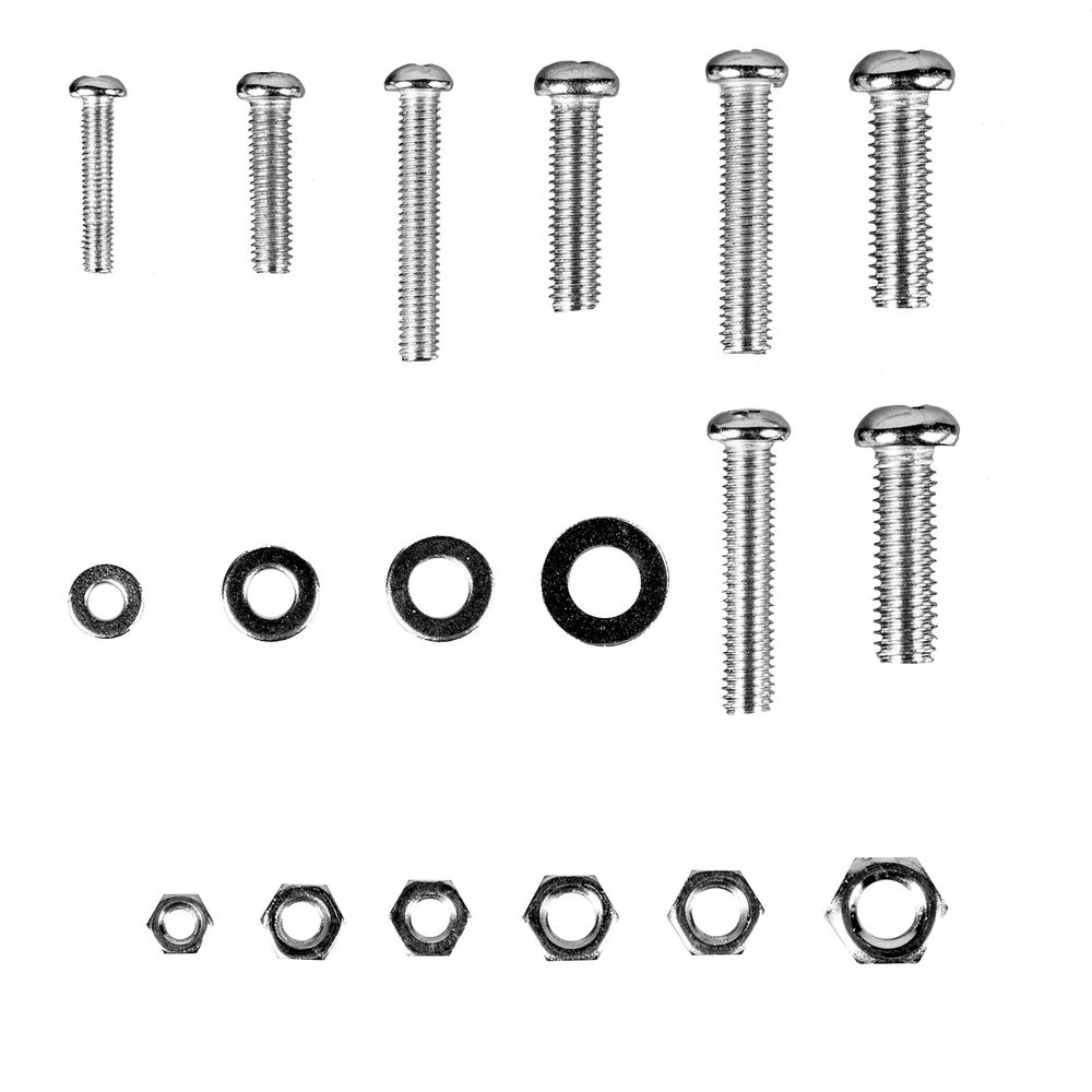 Набор винтов, гаек, шайб, 420 шт Сибртех (47617)