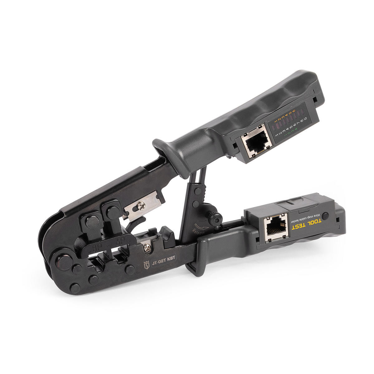 Пресс-клещи для RJ разъемов JT-02T серия ПРОФИ (КВТ) (89229)