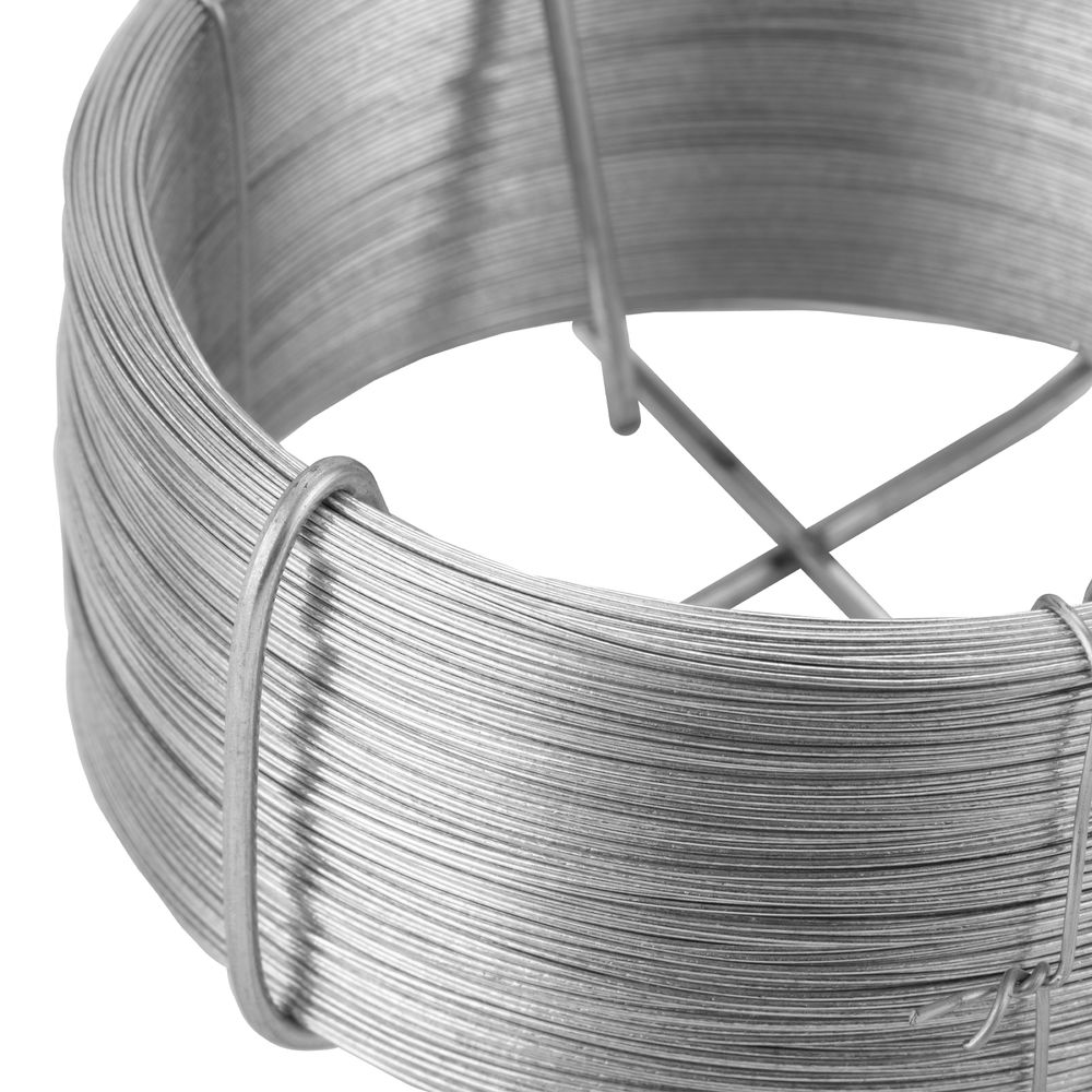 Проволока стальная, оцинкованная 0.5 мм, длина 200м Сибртех (47750)