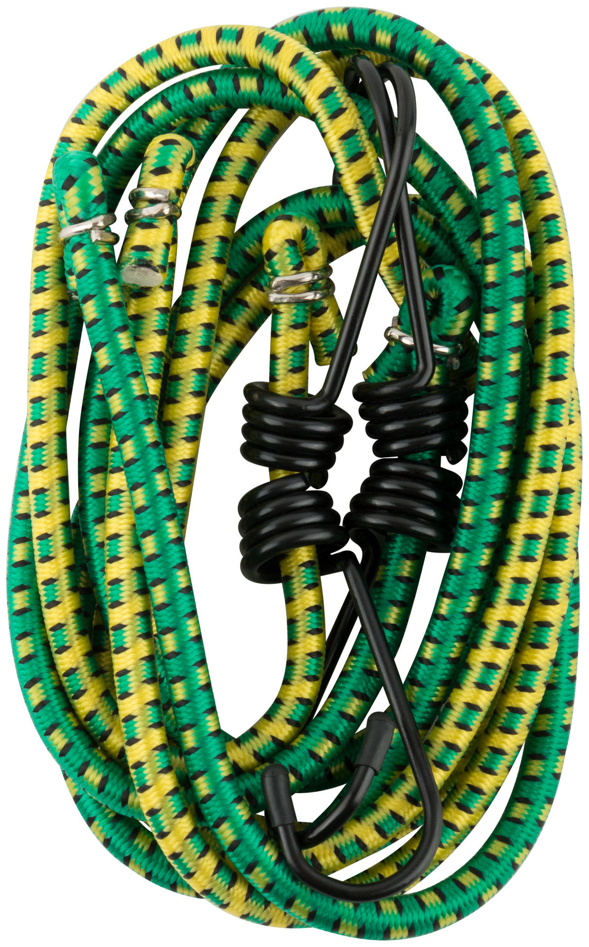 Ремни багажные резиновые, стальные крючки, 2 шт., 7х1200 мм (64894)