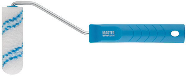 Ролик, ядро 15 мм, полиамид нейлон, ворс 9 мм, 2K-ручка 27 см, 100 мм (30-1056AKZO)