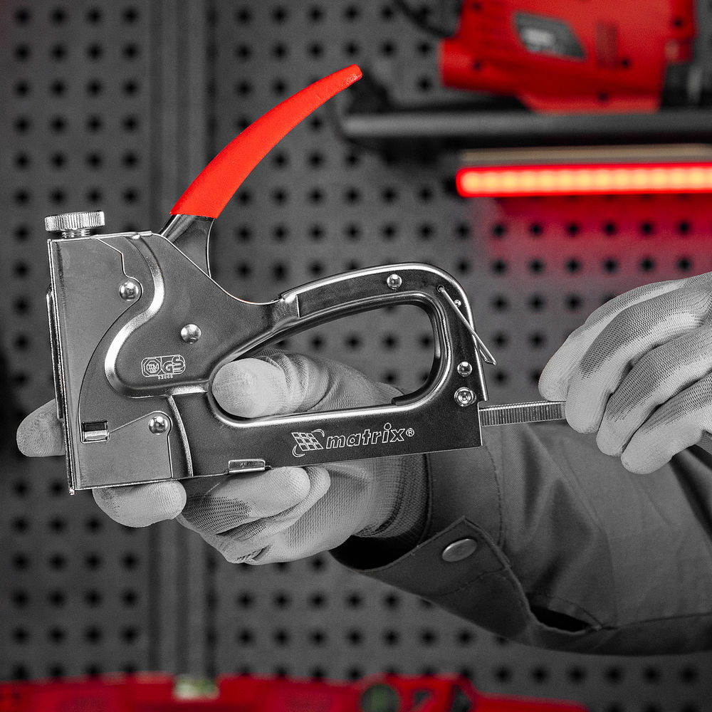 Скобы, 8 мм, для мебельного степлера, закаленные, тип 140, 1000 шт Matrix (41308)