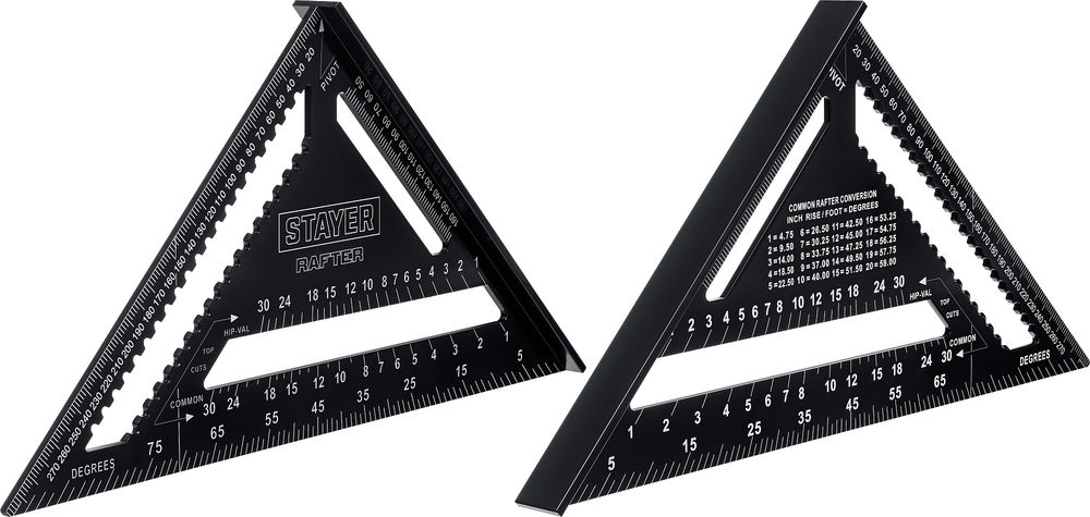 Угольник кровельный 305 мм, 5-в-1, универсальный STAYER Professional 34306-30