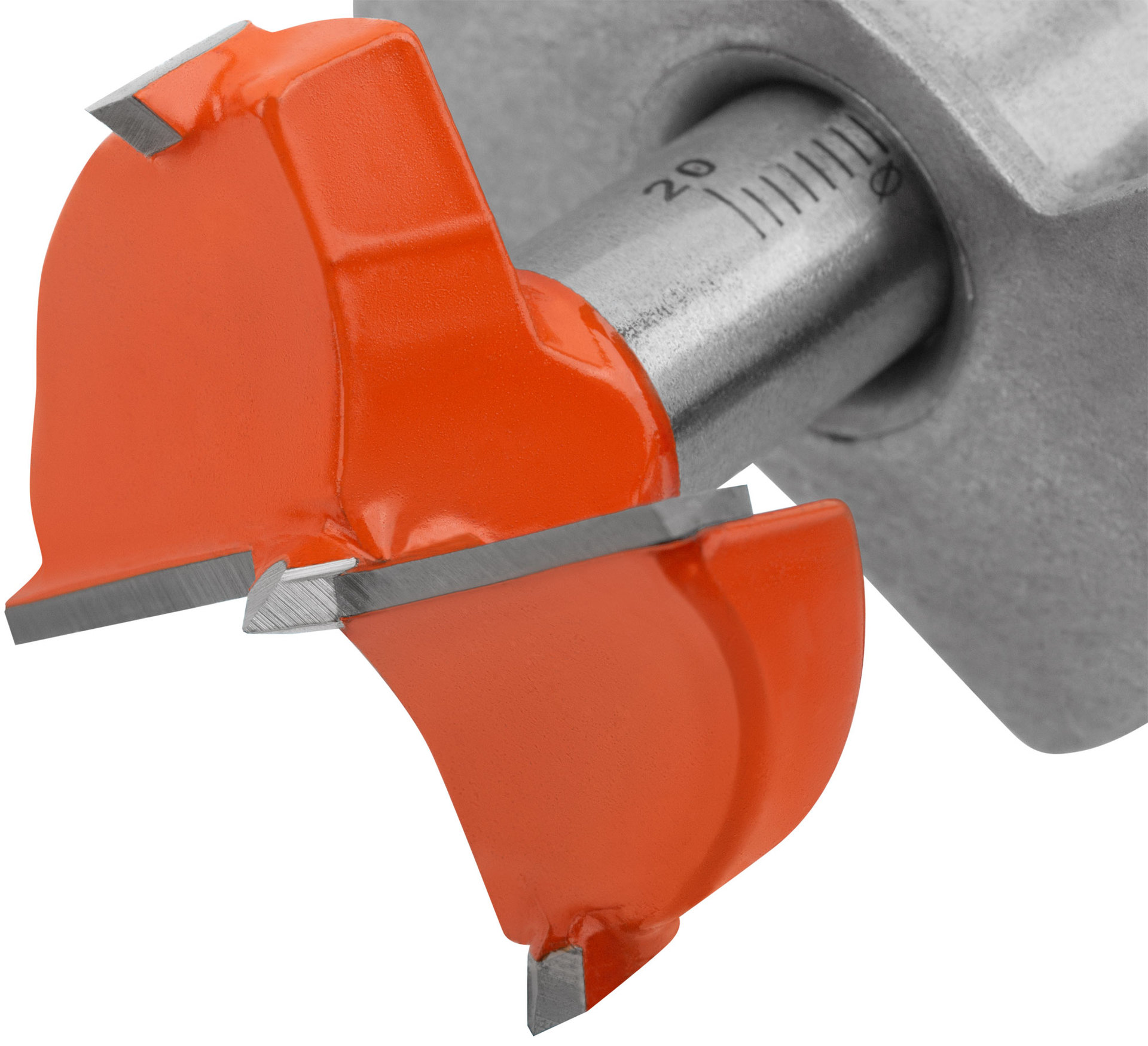 Сверло Форстнера (фреза) с карбидными вставками и ограничителем глубины 35 мм (36517)