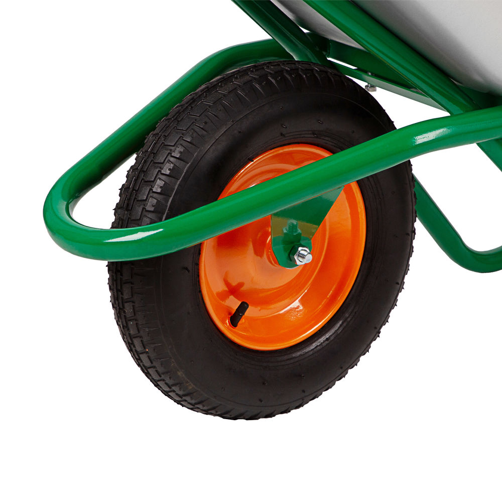 Тачка садово-строительная, усиленная, грузоподъемность 200 кг, объем 90 л Palisad (689183)