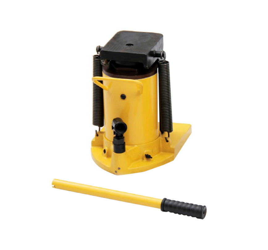 Домкрат гидравлический с низким подхватом бутылочного типа 5 тонн ход 120 мм серия 0110 ТЕХРИМ ДА5П120