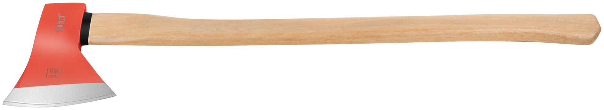 Топор кованая усиленная сталь, деревянная длинная ручка 1250 гр.