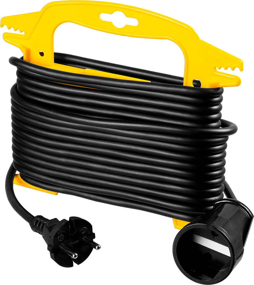 Удлинитель на рамке MF 207 10 м 2200 Вт 1 гнездо ПВС 2х0,75 мм2 STAYER 55014-10_z01