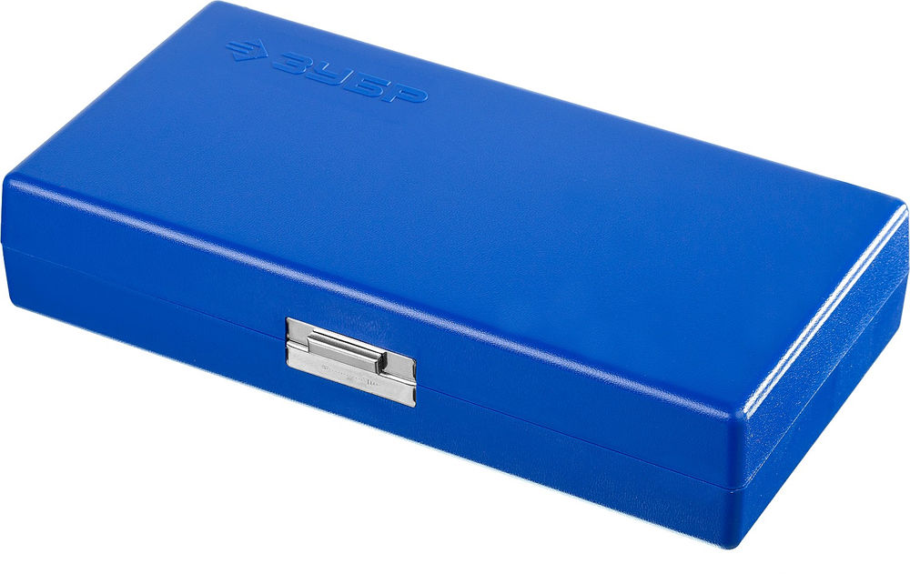 Набор метчиков и плашек 18 предм. сталь 9ХС в пластиковом боксе ЗУБР 28120-H18