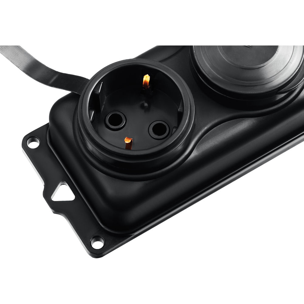 Удлинитель силовой КГ-325-Ш3 КГ 3 x 2.5 мм2, 15 м, 3 гн., 4000 Вт, IP44 ЗУБР Профессионал 55024-15