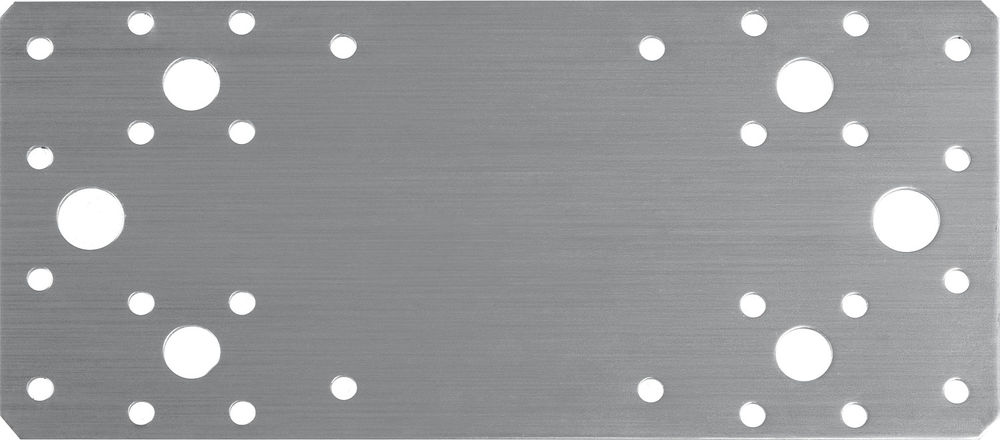 Крепежная пластина нержавеющая НКП-2.0, 200 x 90 x 2 мм ЗУБР Профессионал 310636-200